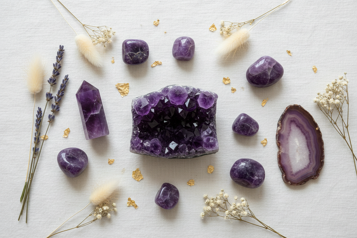 12 Amethyst Crystal Benefits & Healing Properties