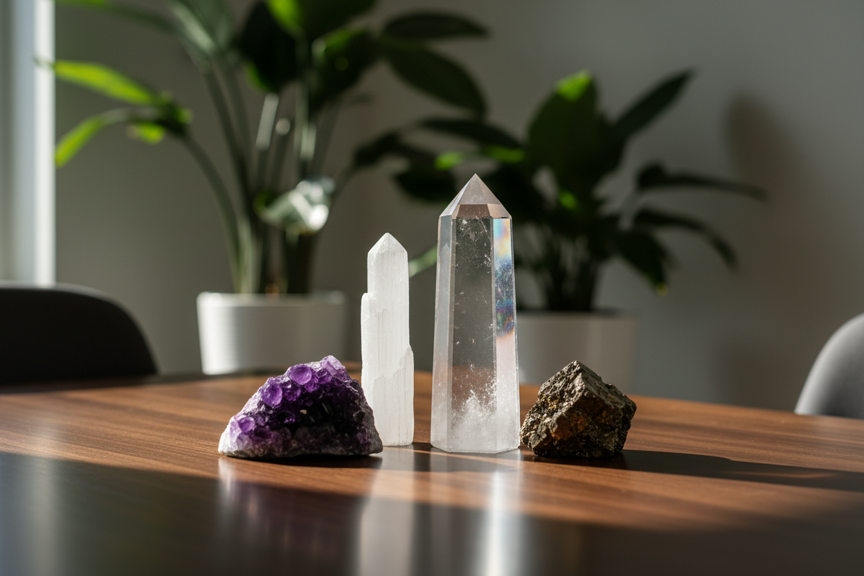 The Best Statement Crystals for Modern Home Offices: Aesthetic Meets Focus
