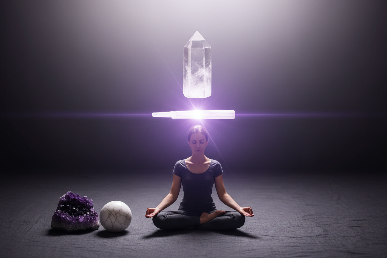 Crown Chakra Crystals for Higher Consciousness and Meditation
