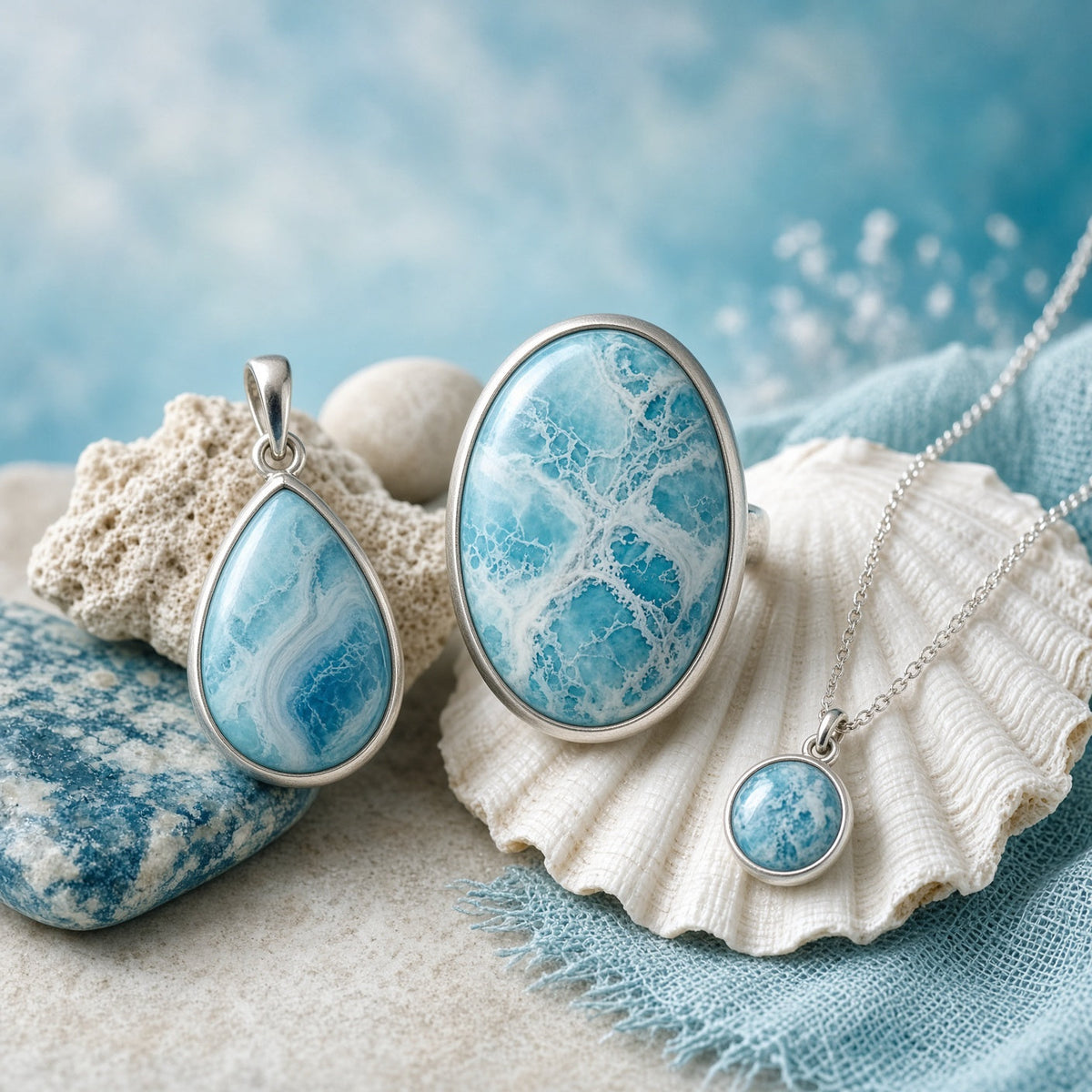 Ocean-Inspired Larimar Jewelry: A Guide to Coastal Larimar Style