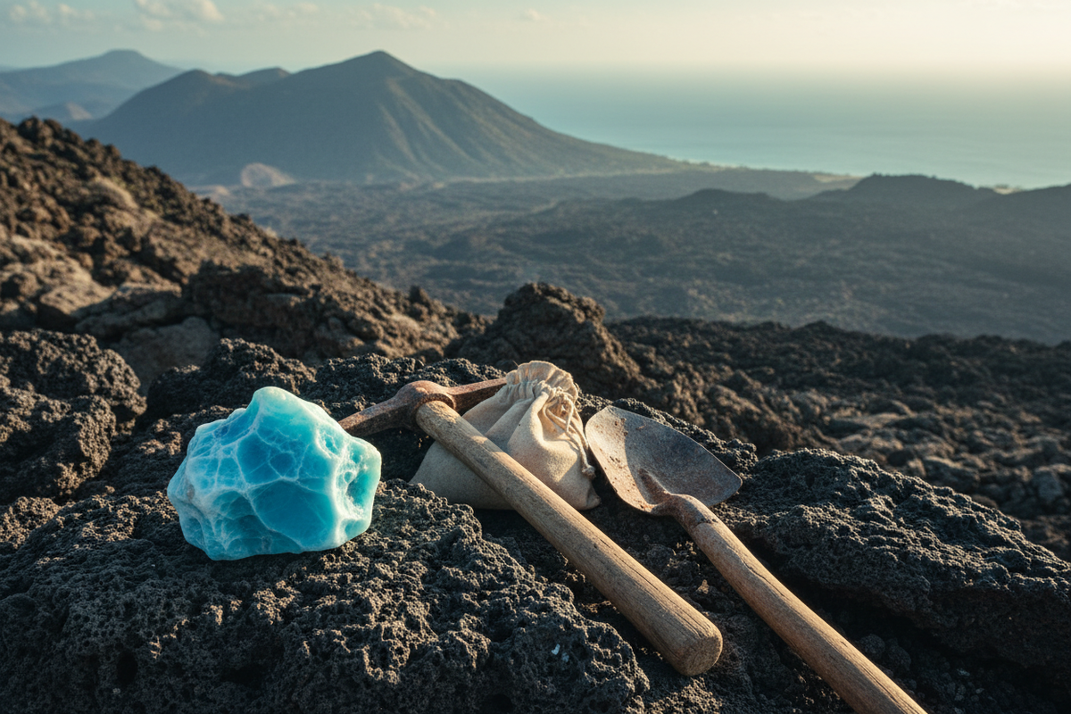 How Larimar Is Mined and Sourced: From Dominican Rock to Finished Piece
