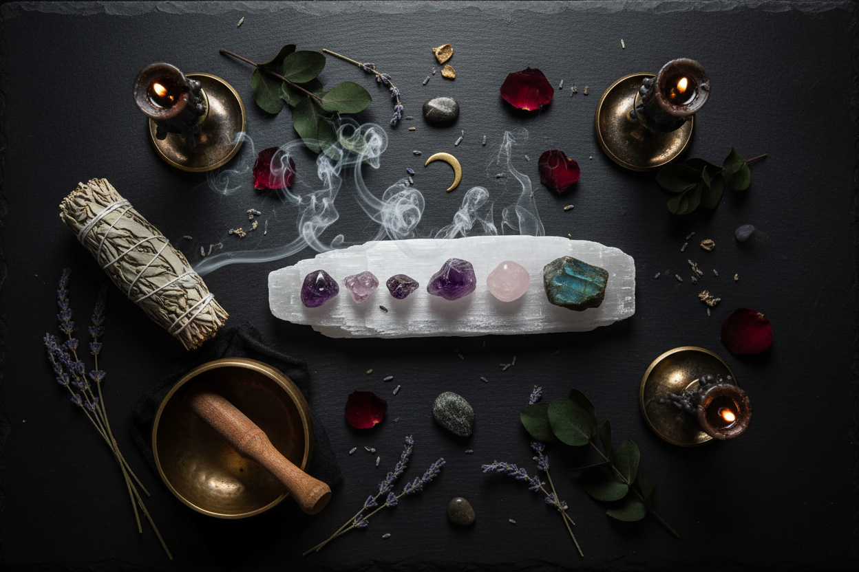 How to Cleanse and Charge Your Crystals