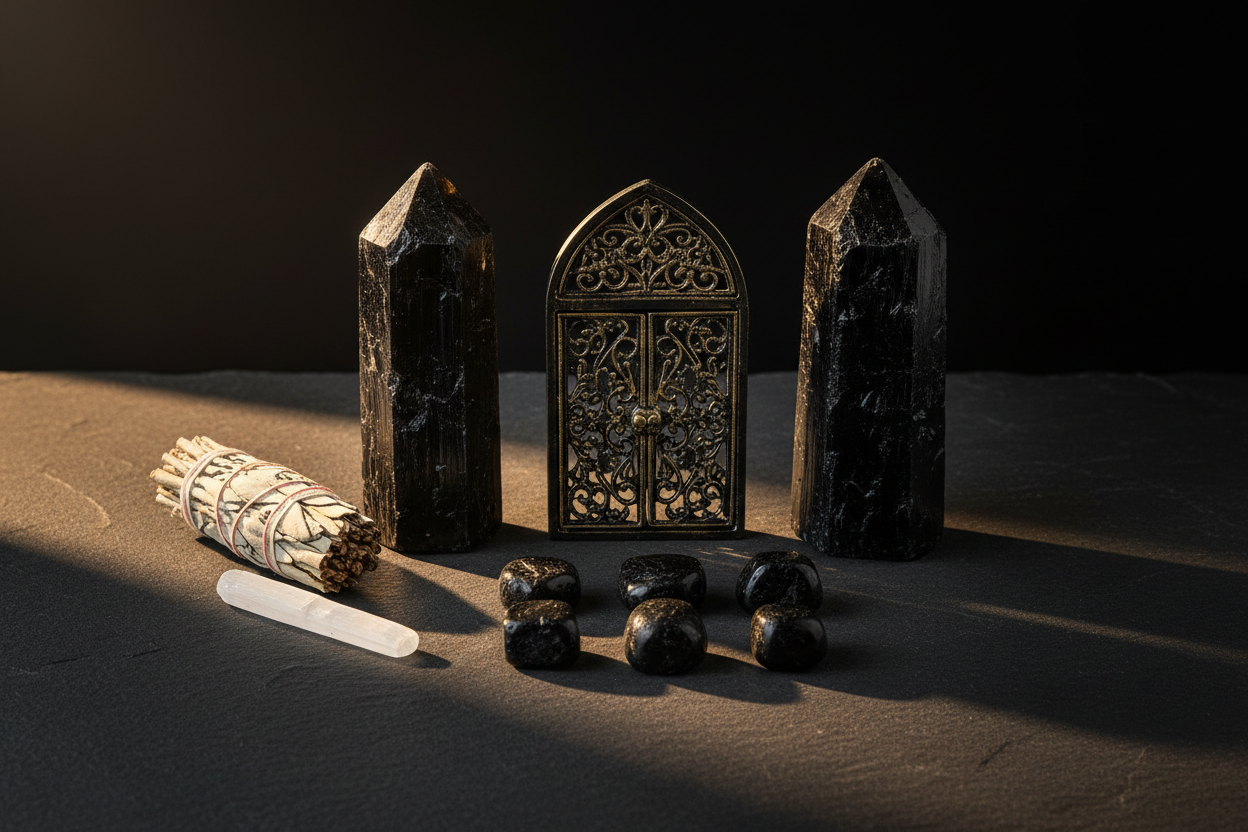 How to Place Black Tourmaline at Your Home's Entrance for Energy Protection