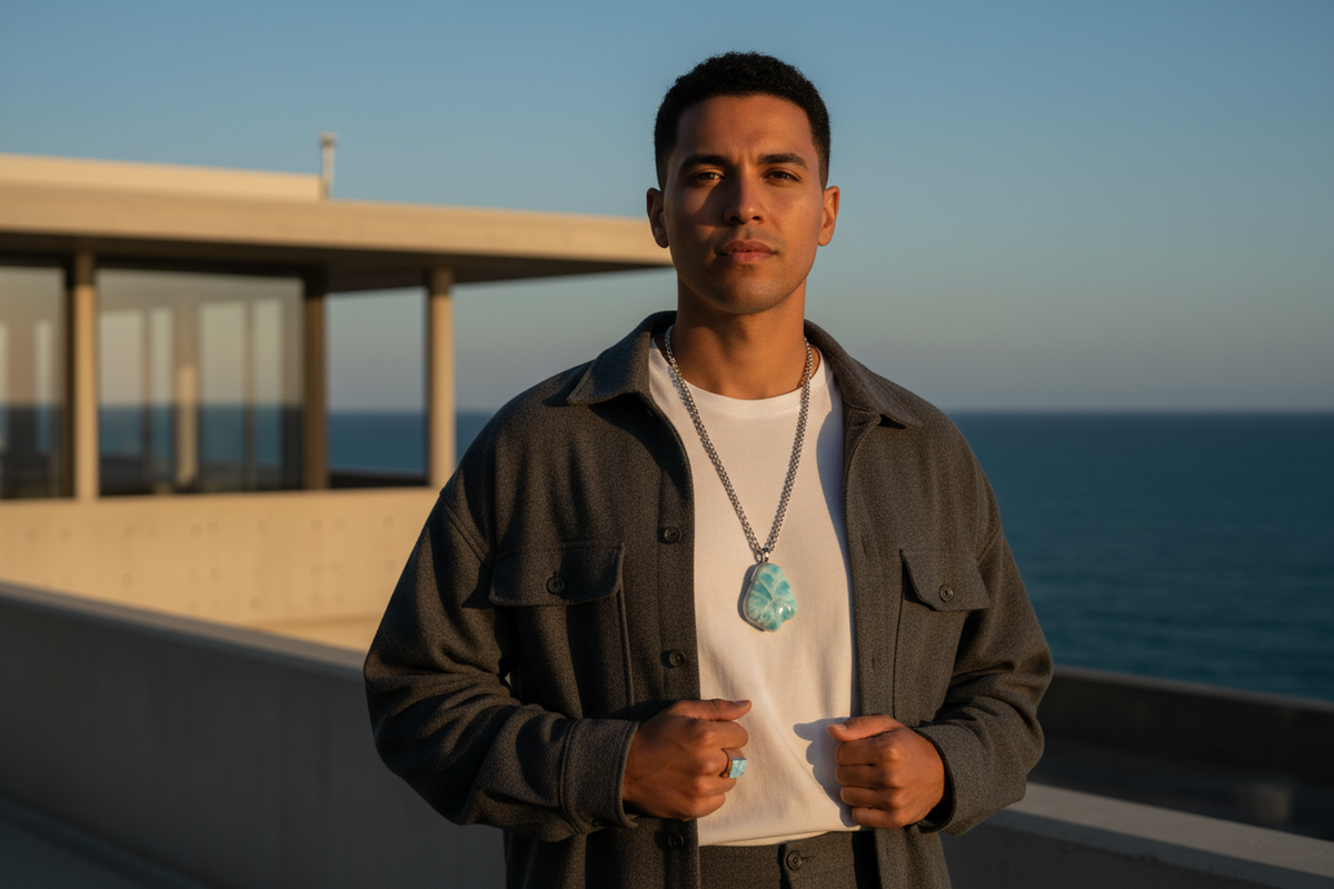 Larimar for Men: Unisex Jewelry Styles and How to Wear Them