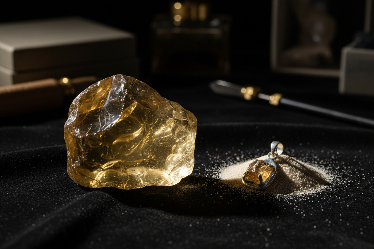 Libyan Desert Glass: The Mysterious Golden Meteorite Impact Tektite