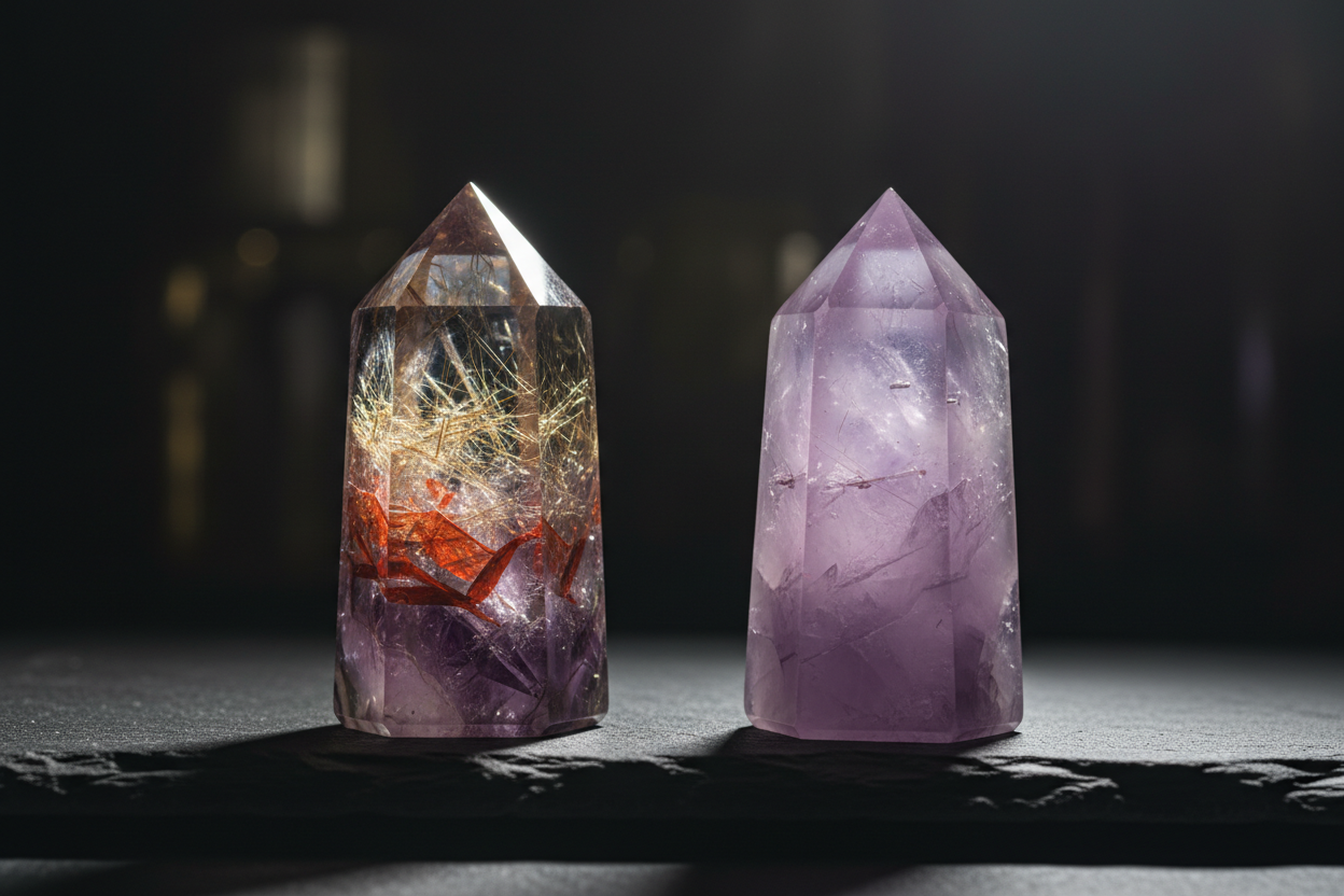 Real vs. Fake Super Seven: Spotting Glass Imitations and Low-Grade Amethyst