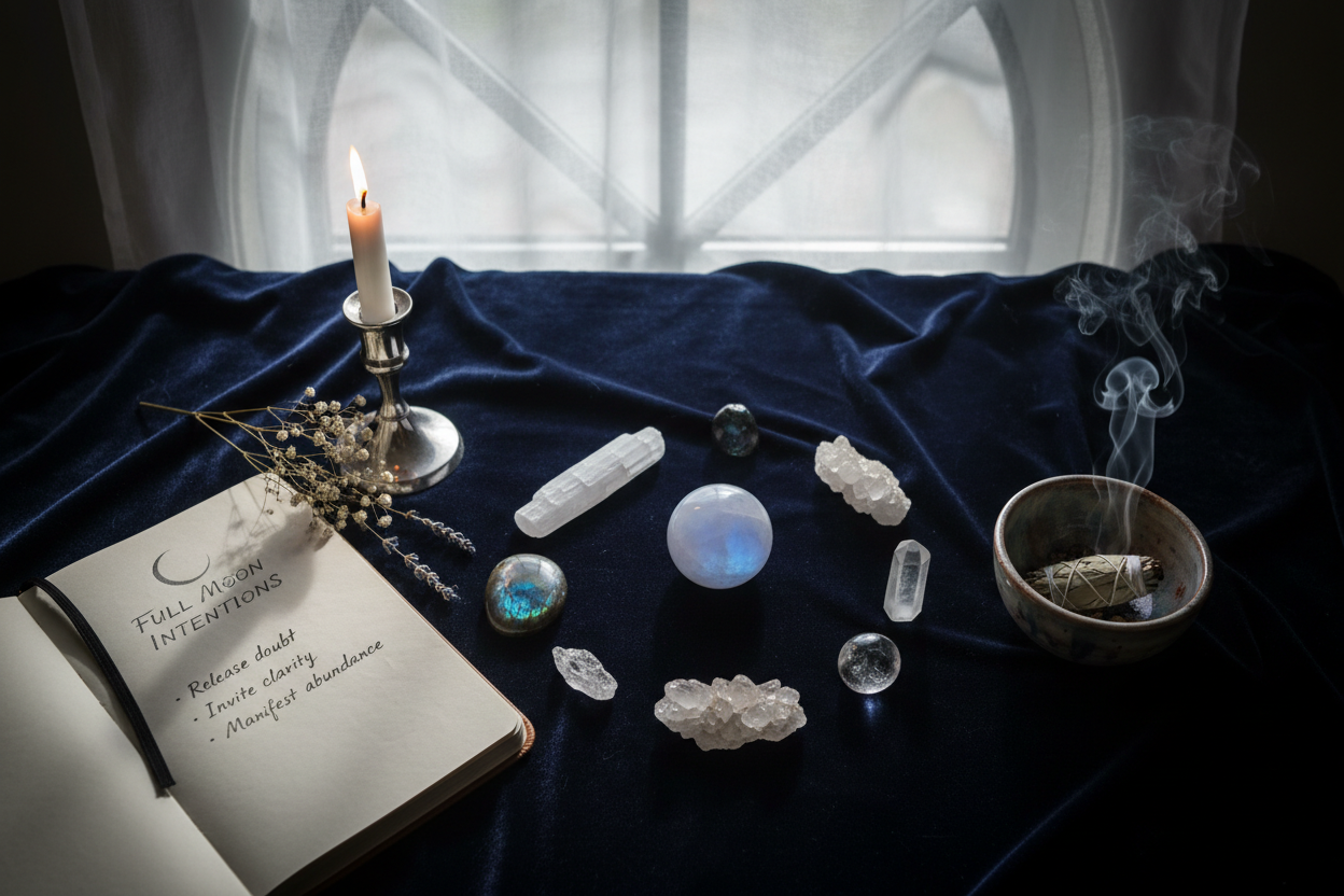 The Complete Moon Ritual Guide: New Moon to Full Moon