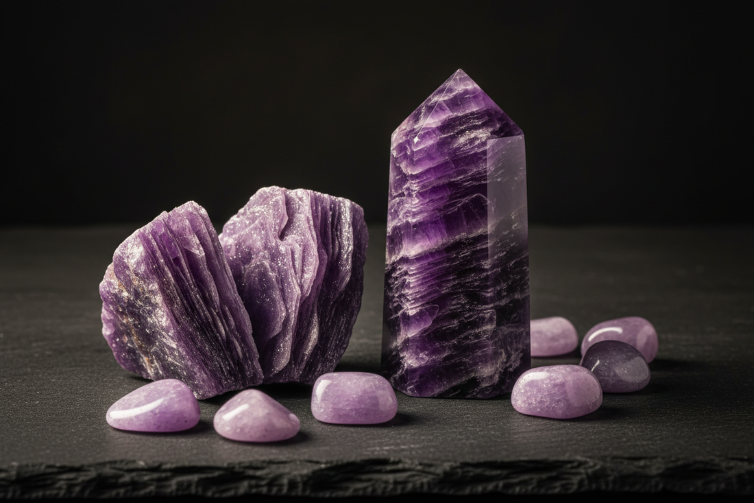 Where to Buy Genuine Purple Lepidolite Crystals and Towers Online