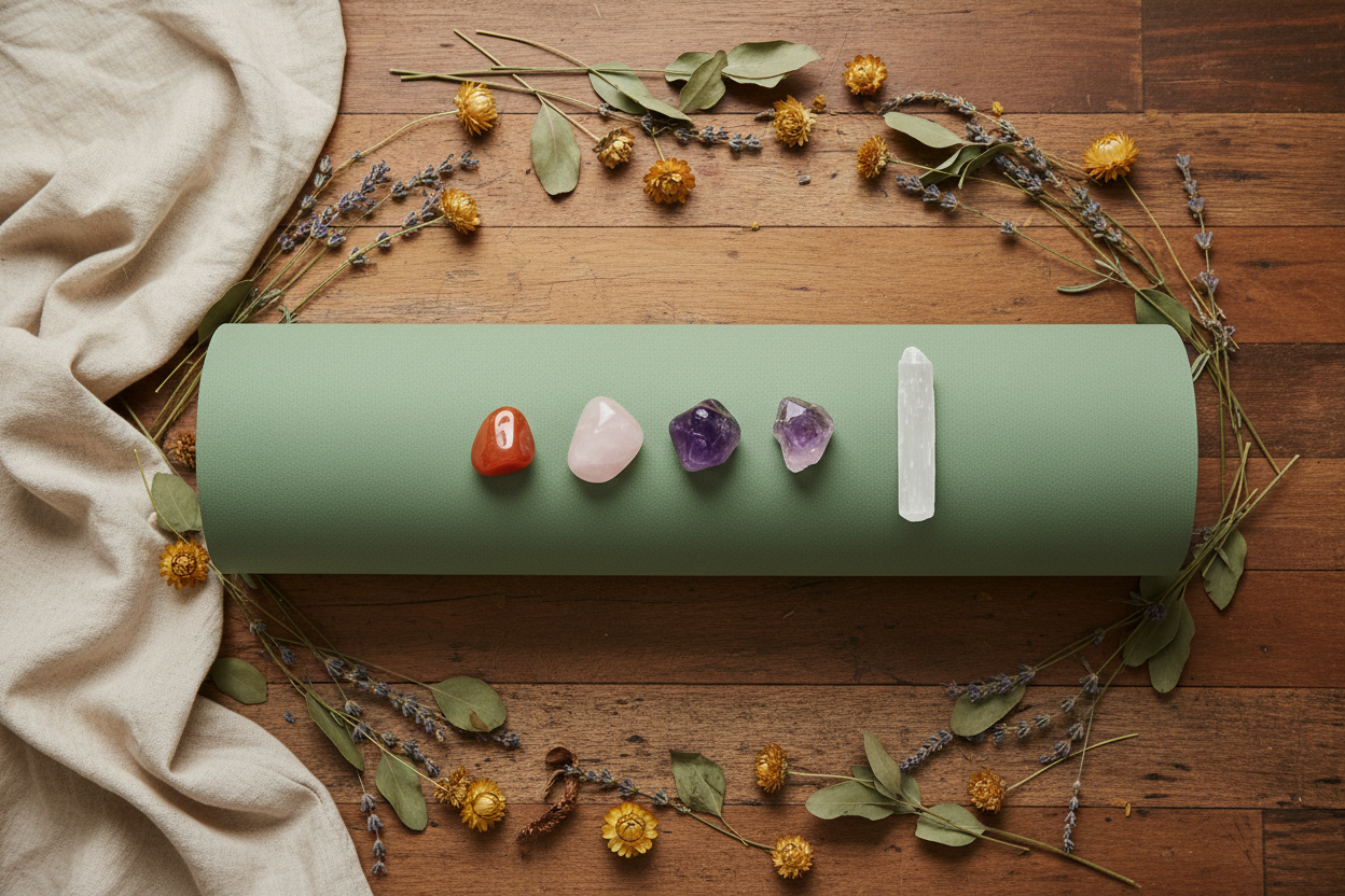 Yoga & Crystals: How to Enhance Your Practice with Stone Energy