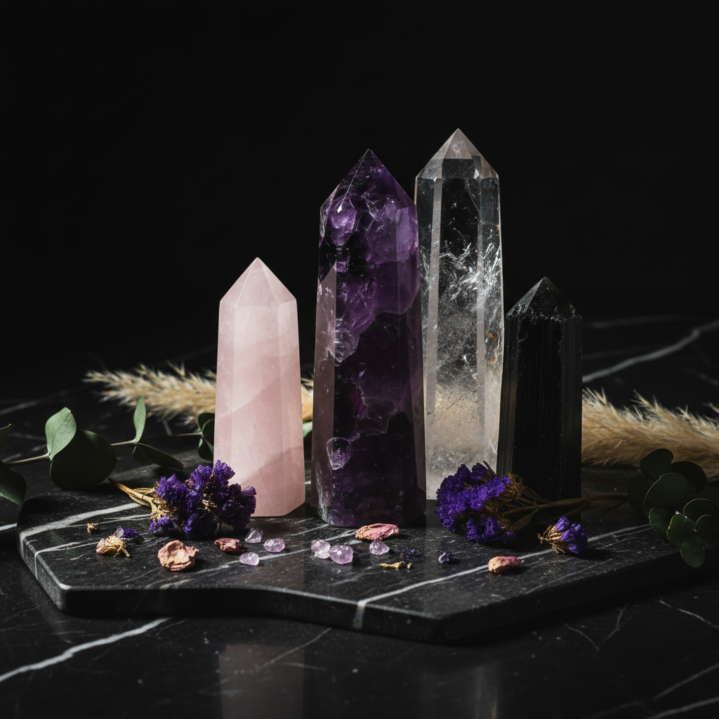 Crystal Points & Towers