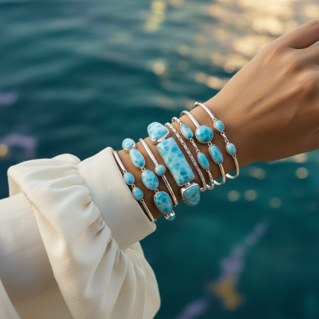 Larimar bracelets collection image