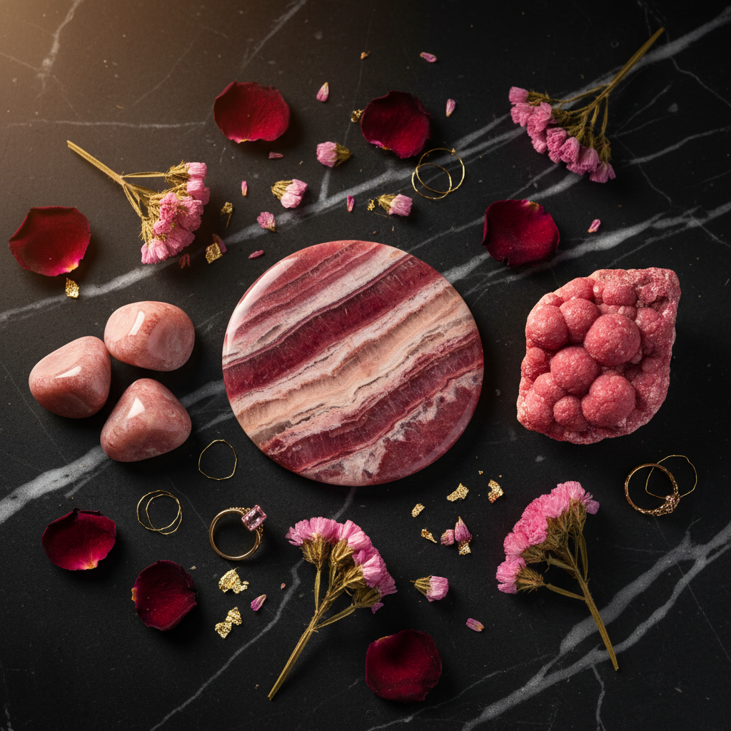 Rhodochrosite: Self-Love & Emotional Healing