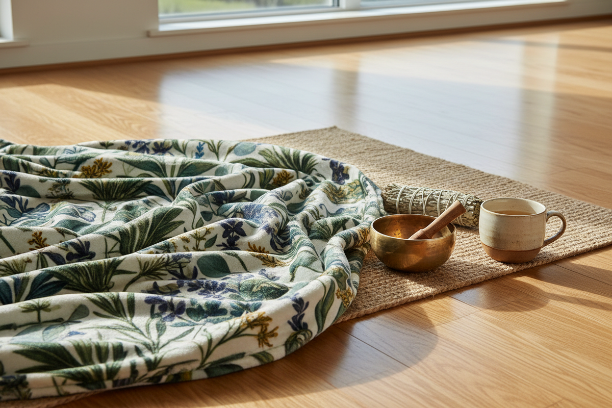 Throw Blankets Yoga Collection Banner