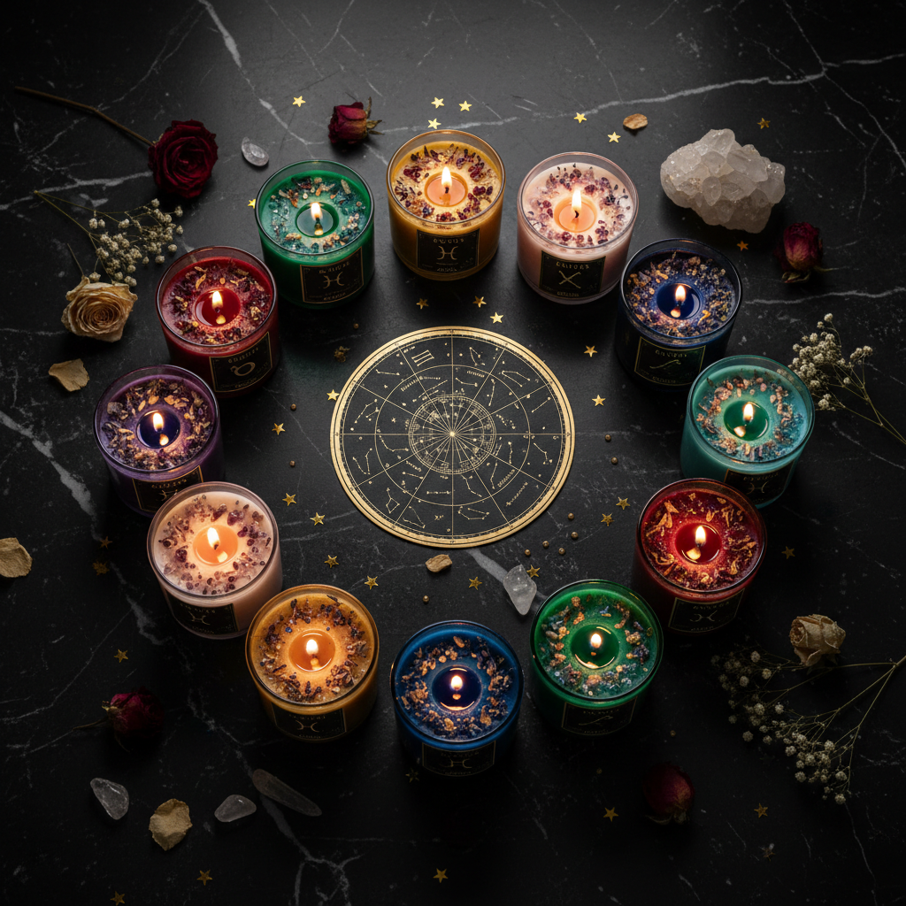 Zodiac Birthdate Candles