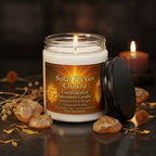 Solar Plexus Chakra Confidence Intention Candle – Personal Power & Confidence