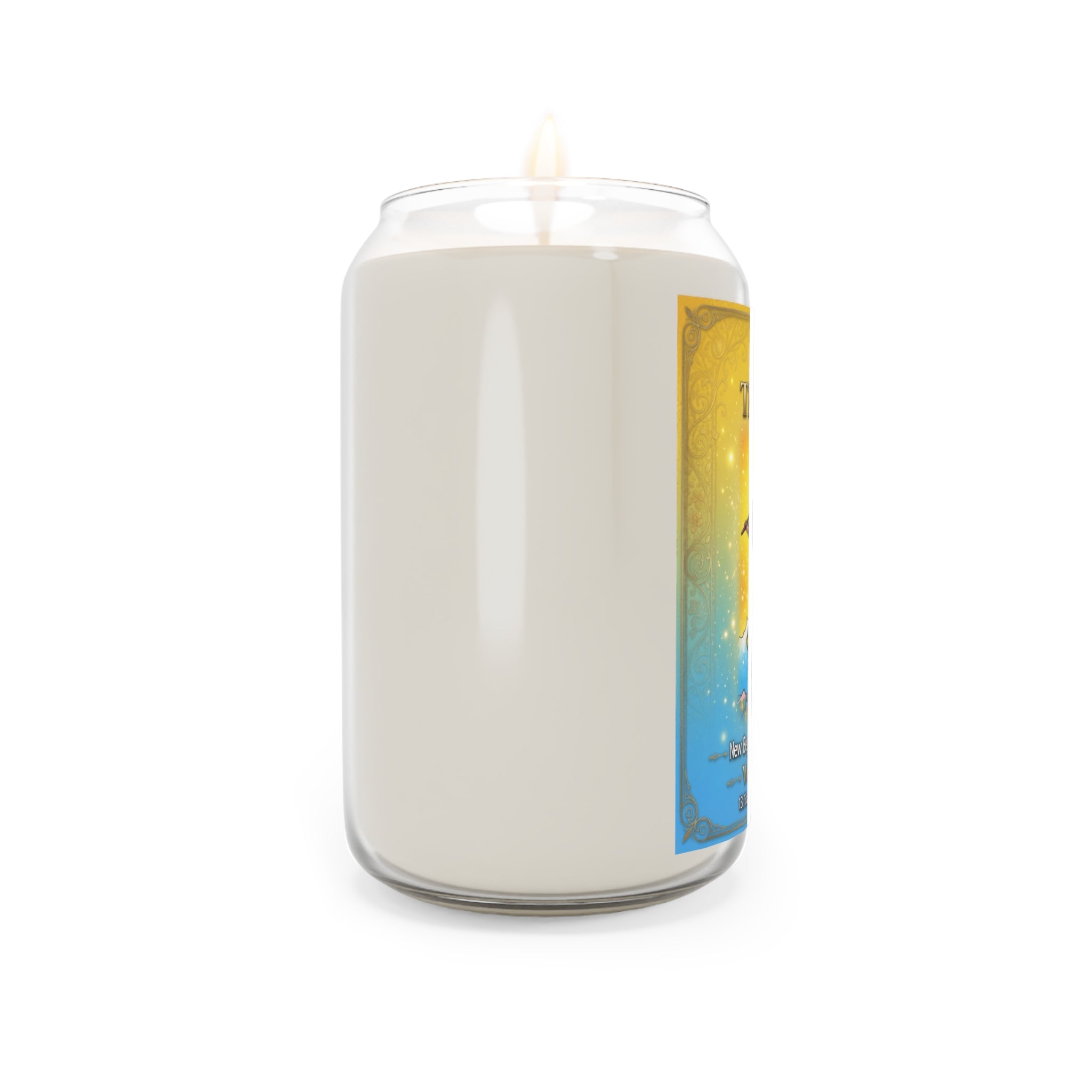 The Fool Tarot Candle — New Beginnings, Courage & Infinite Possibility (13.75oz)