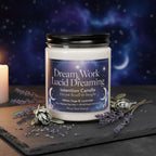 Dream Work & Lucid Dreaming Intention Candle by Brie & Marie - Dream Recall and Insight with White Sage and Lavender scent