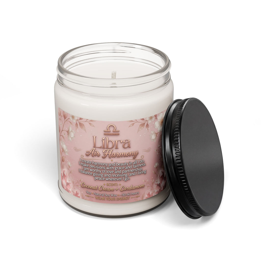 Libra Intention Candle — Balance & Harmony Soy Candle (9oz)