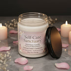 Self-Care Sanctuary Intention Candle – Nurture & Rejuvenation
