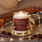 Root Chakra Grounding Intention Candle – Stability & Protection