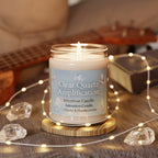 Clear Quartz Amplification Intention Candle – Clarity & Manifestation