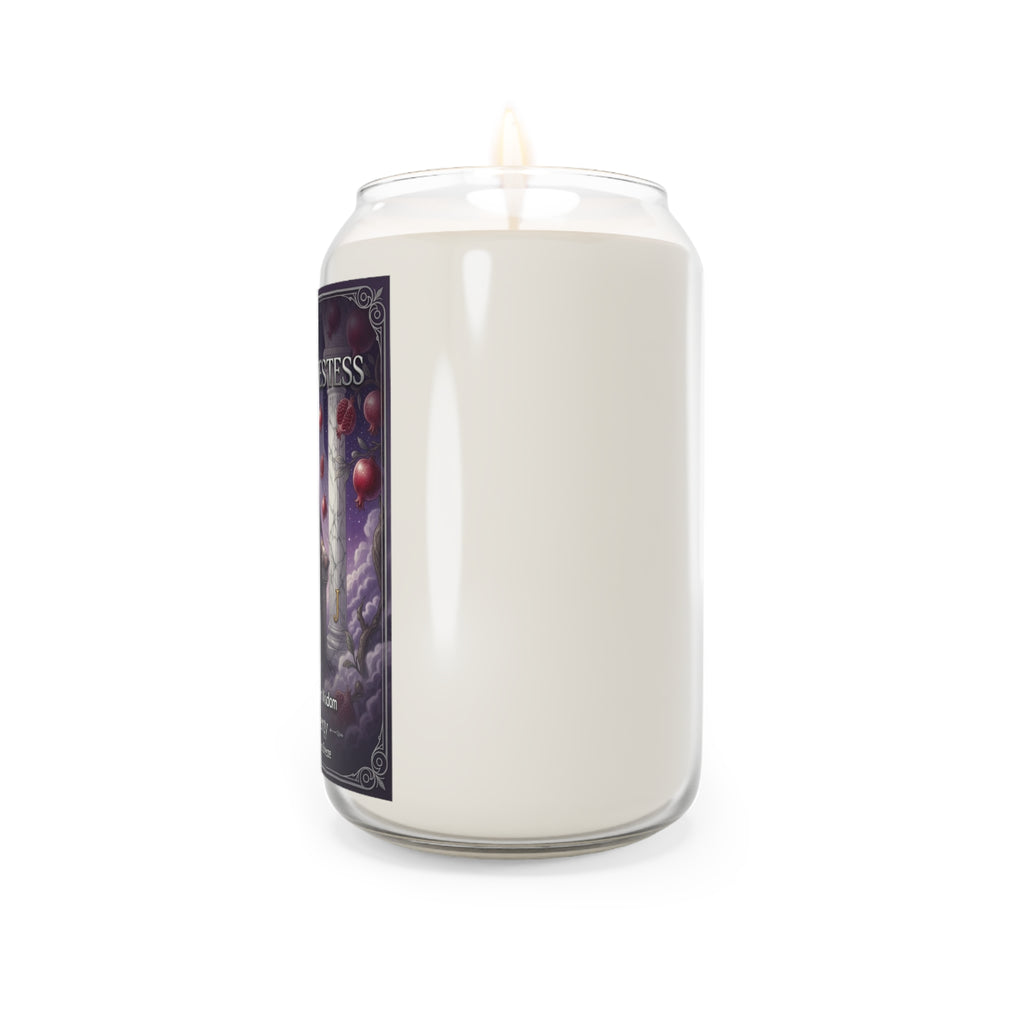 The High Priestess Tarot Candle — Intuition, Mystery & Inner Knowing (13.75oz)