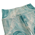 Ocean Energy Yoga Leggings with Side Pockets | All-Over Print High Waist