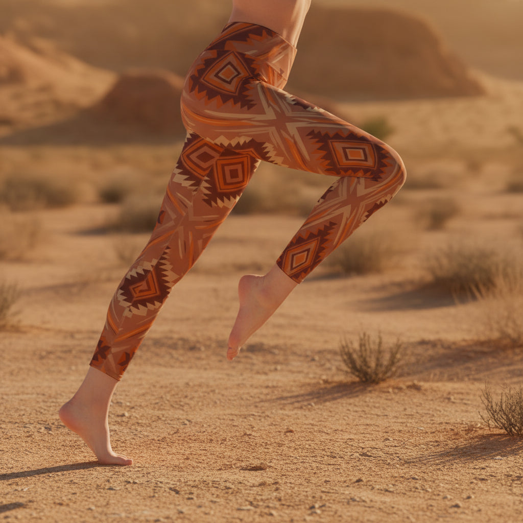 Desert Mystic High Waist Leggings | All-Over Print Activewear