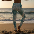 Ocean Energy Yoga Leggings with Side Pockets | All-Over Print High Waist