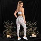 Crystal Bloom™ High Waist Leggings | Seamless Butt-Lifting Activewear