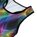 Prism Energy Sports Bra | All-Over Print Racerback with Support
