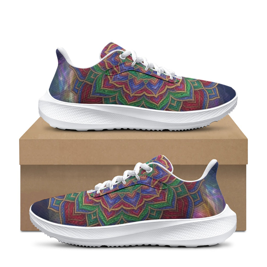 Dark Mandala Women's Running Sneakers