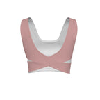Crystal Bloom™ Back Cross Sports Bra | Medium Impact | Sizes S–5XL