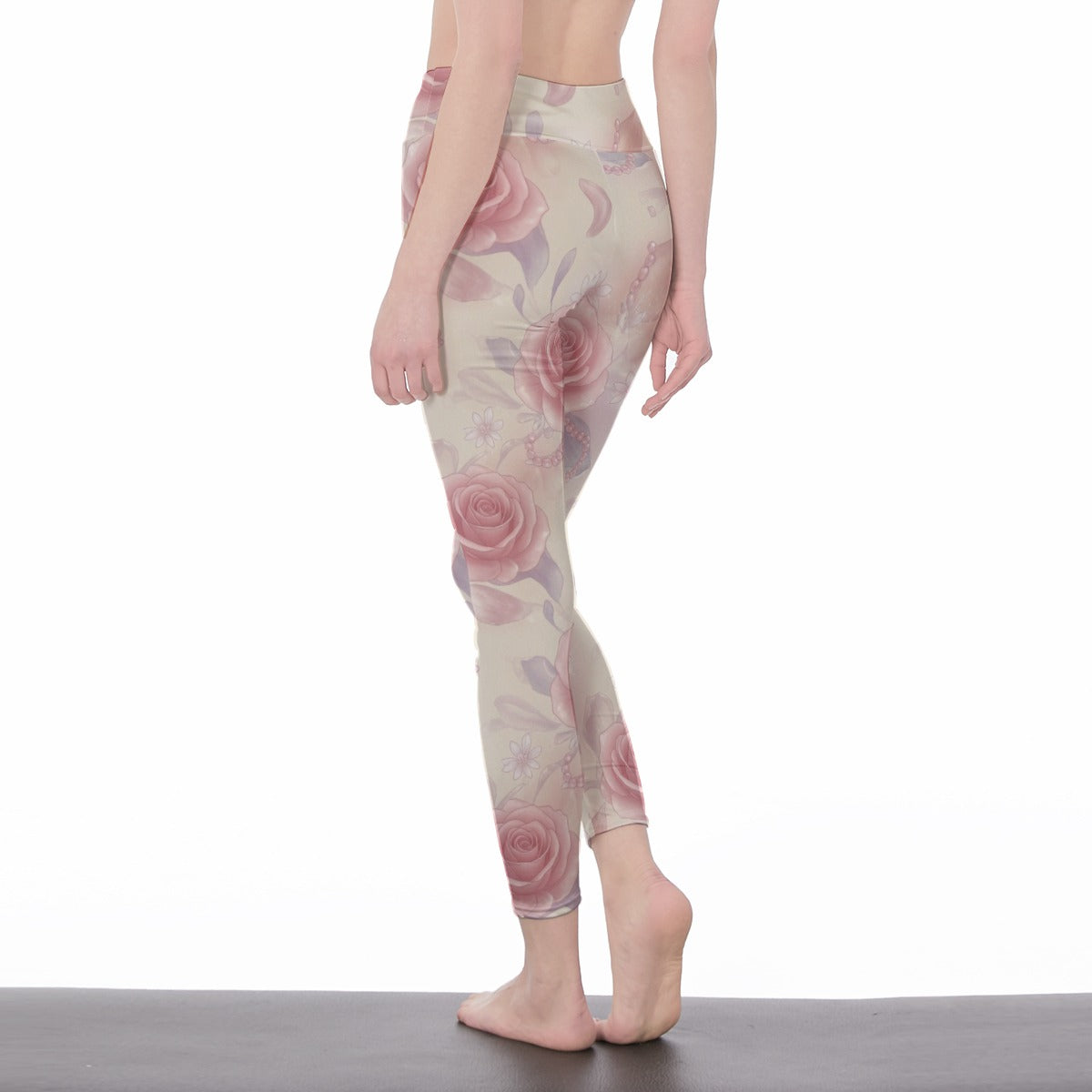 Crystal Bloom™ High Waist Leggings | Side Stitch | Sizes XS–5XL