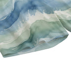 Ocean Energy Yoga Set | All-Over Print Crop Top & Biker Shorts