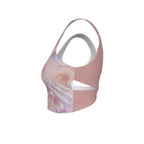 Crystal Bloom™ Back Cross Sports Bra | Medium Impact | Sizes S–5XL