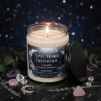 New Moon Intention Candle – New Beginnings & Manifestation