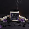 Protection Intention Candle by Brie & Marie - Shielding and Grounding with Clean Cotton scent