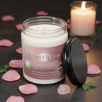 Heart Chakra Love & Compassion Intention Candle – Emotional Healing & Open Heart