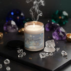 Clear Quartz Amplification Intention Candle – Clarity & Manifestation