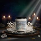 Clear Quartz Amplification Intention Candle – Clarity & Manifestation