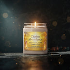 Citrine Abundance Intention Candle – Prosperity & Joy