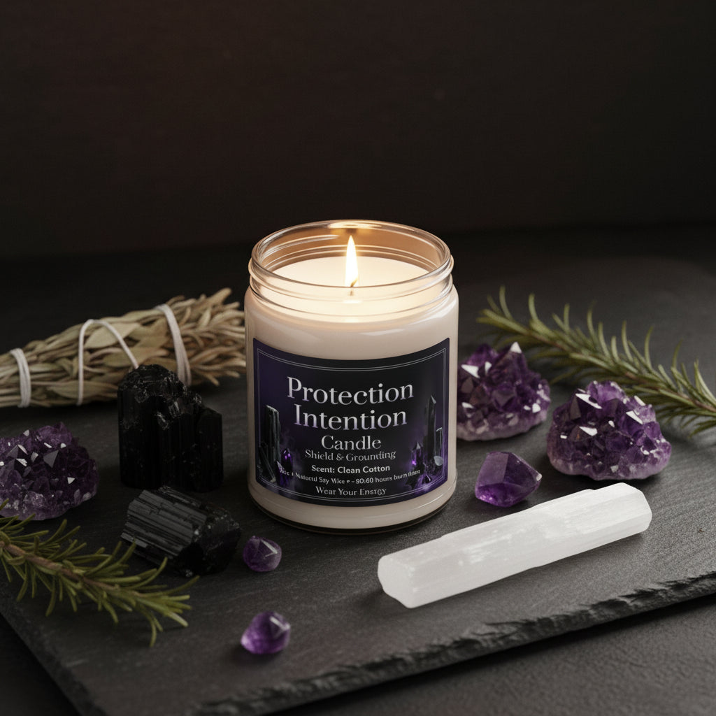 Protection Intention Candle – Shield & Grounding