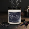 Shadow Work Intention Candle by Brie & Marie - Inner Healing and Integration with Clean Cotton scent