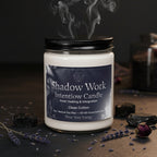 Shadow Work Intention Candle by Brie & Marie - Inner Healing and Integration with Clean Cotton scent