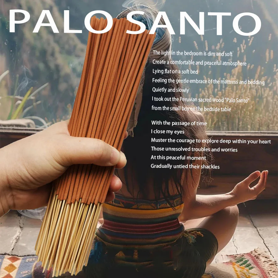 Palo Santo Incense Sticks | Premium Peruvian Sacred Wood for Smudging & Meditation