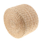 Japanese Woven Straw Round Tatami Cushion | Meditation & Floor Seating