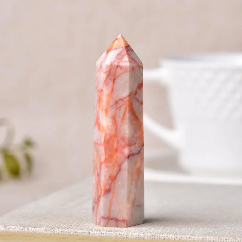 Natural Crystal Point Tower | Choose Your Stone