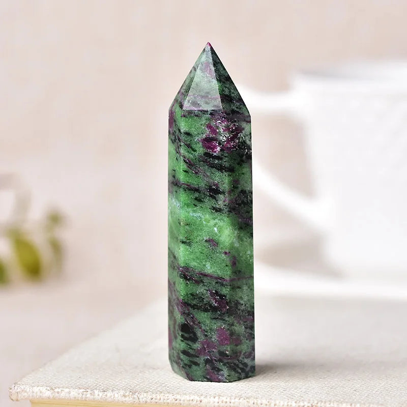 Natural Crystal Point Tower | Choose Your Stone