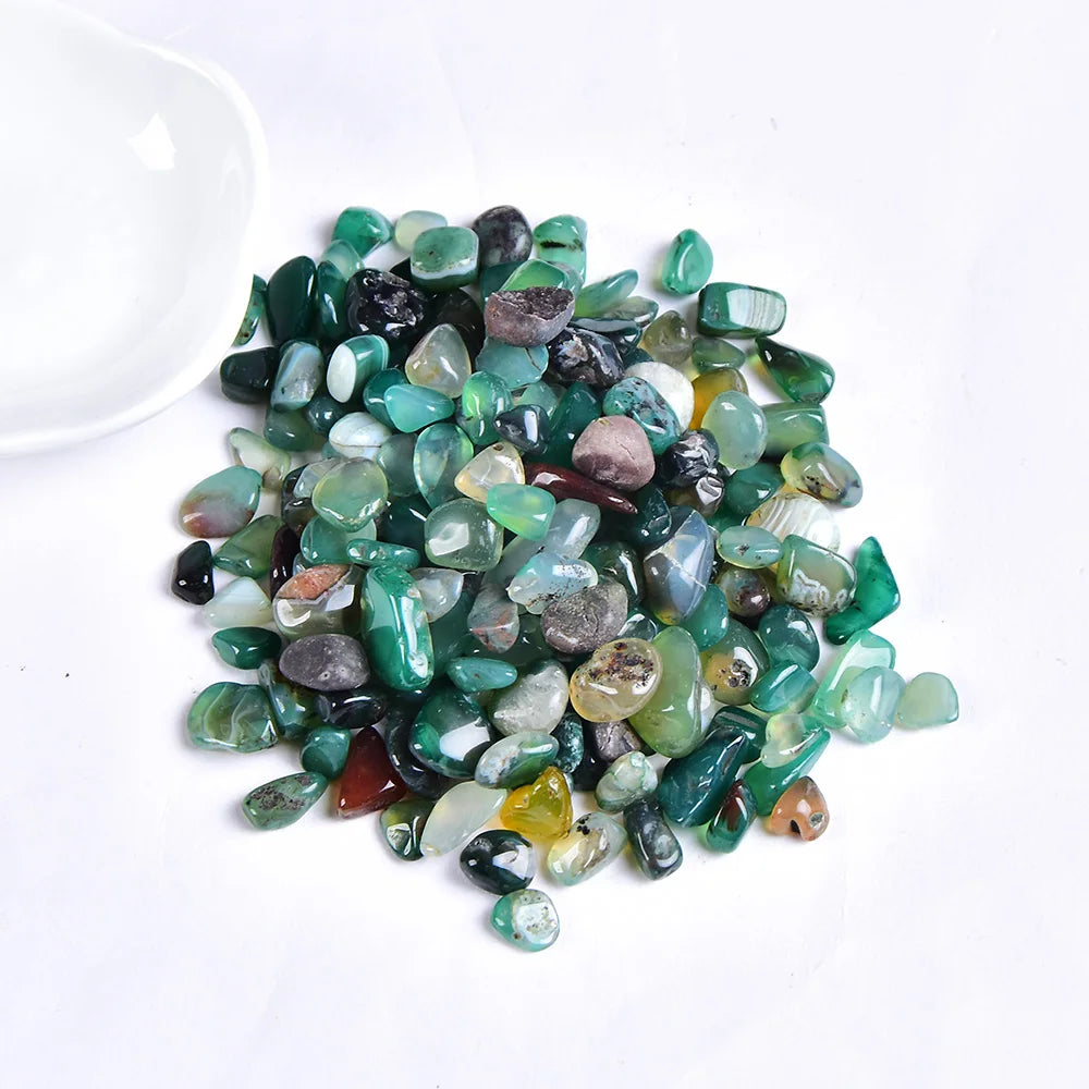 Natural Crystal Chip Gravel | 100g Healing Gemstone Chips for Decor, Grids & Aquariums